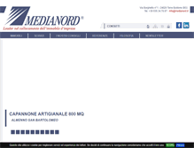 Tablet Screenshot of medianord.it